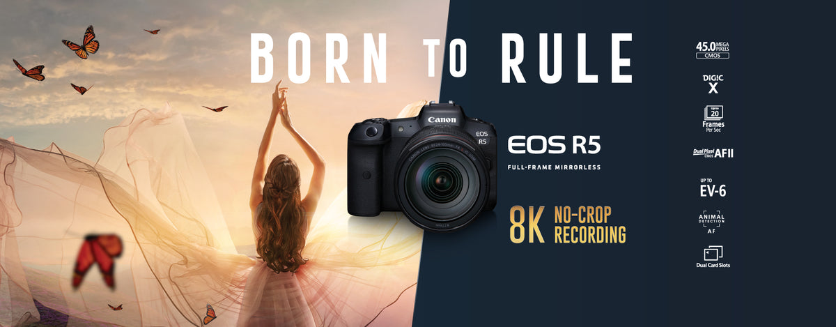 Canon R5 Promotional Banner