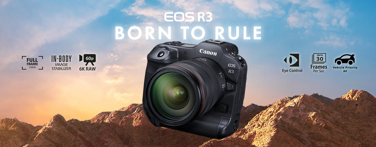 Canon R3 Promotional Banner
