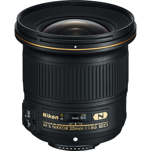 Nikon AF-S NIKKOR 20mm f/1.8G ED Lens