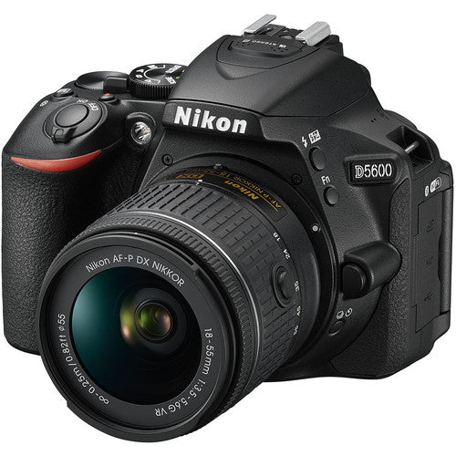 Nikon D5600 Digital SLR Camera + AF-P DX Nikkor 18-55mm f/3.5-5.6G VR Lens Kit