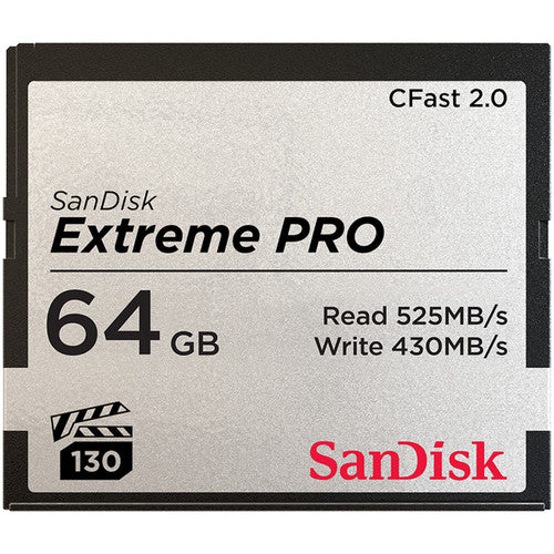 SanDisk Extreme Pro 64GB CFast 2.0 Card