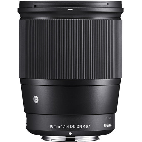 Sigma 16mm f/1.4 DC DN Contemporary Lens for Sony E Mount