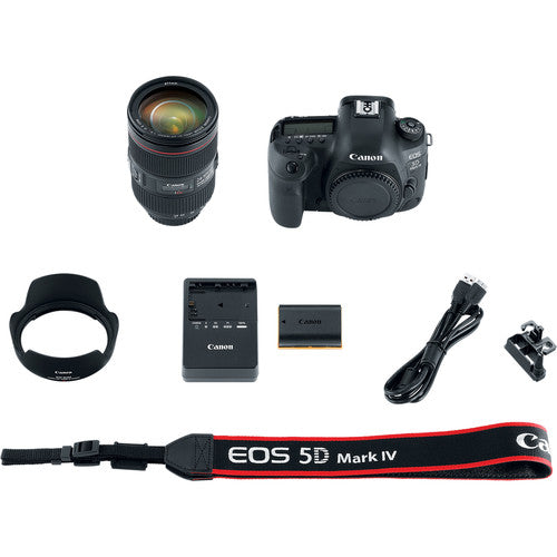 Canon EOS 5D Mark IV Digital SLR Camera + EF 24-105mm f/4L IS II USM Lens Kit