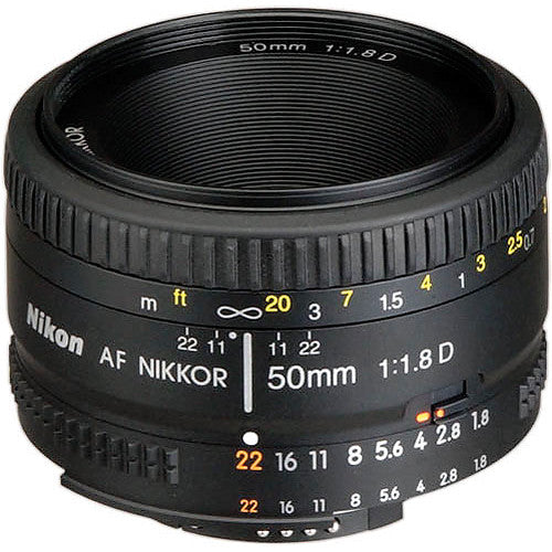 Nikon Nikkor AF 50mm f/1.8D Lens