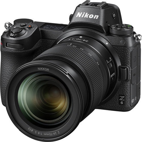 Nikon Z6 Mirrorless Digital Camera + 24-70mm Lens + FTZ Adapter Kit