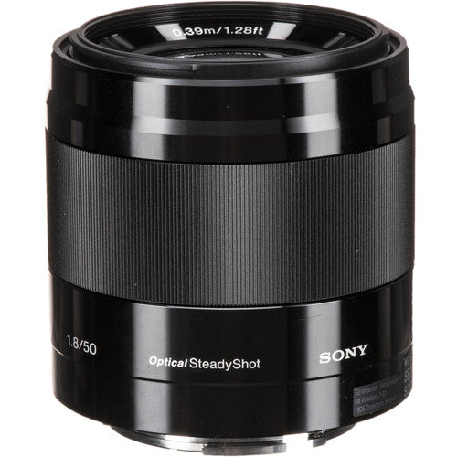 Sony E 50mm F1.8 OSS E-Mount Lens SEL50F18 - Black