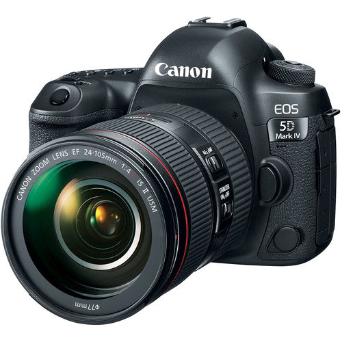 Canon EOS 5D Mark IV Digital SLR Camera + EF 24-105mm f/4L IS II USM Lens Kit