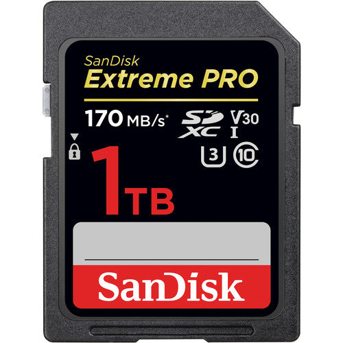 SanDisk Extreme Pro 170MB/s 1TB SDXC UHS-I Memory Card