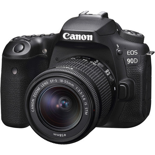 Canon EOS 90D Digital SLR Camera + 18-55mm f/3.5-5.6 IS STM Lens Kit