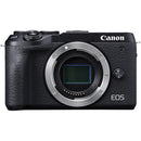 Canon EOS M6 Mark II Mirrorless Digital Camera (Body Only) - Black