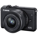 Canon EOS M200 Mirrorless Digital Camera + 15-45mm Lens - Black