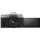 Fujifilm X-T200 Mirrorless Digital Camera + XC 15-45mm f/3.5-5.6 OIS PZ Lens - Silver