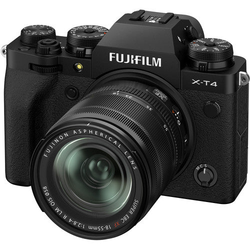 Fujifilm X-T4 Mirrorless Digital Camera + XF 18-55mm f/2.8-4 R OIS Lens - Black