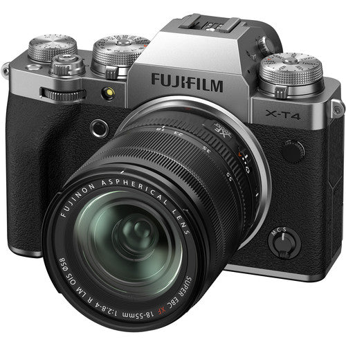 Fujifilm X-T4 Mirrorless Digital Camera + XF 18-55mm f/2.8-4 R OIS Lens - Silver