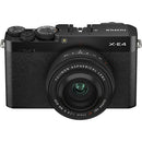 Fujifilm X-E4 Mirrorless Digital Camera + XF 27mm f/2.8 R WR Lens - Black