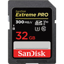 SanDisk Extreme Pro SDHC 300MB/s 32GB UHS-II Memory Card
