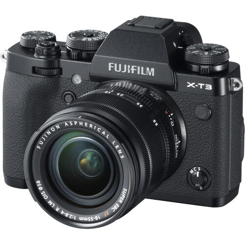 Fujifilm X-T3 Mirrorless Digital Camera + XF 18-55mm f/2.8-4 R OIS Lens - Black