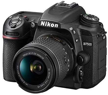 Nikon D7500 Digital SLR Camera + AF-P DX 18-55mm f/3.5-5.6G VR Lens Kit