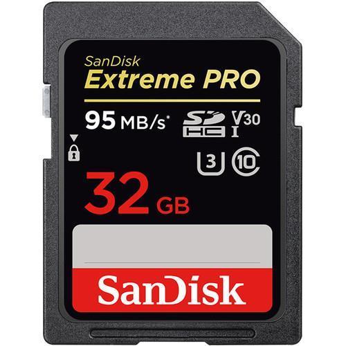 Accessories - SanDisk Extreme Pro 95MB/s 32GB SDHC UHS-I Memory Card